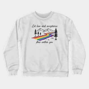 Rainbow River Crewneck Sweatshirt